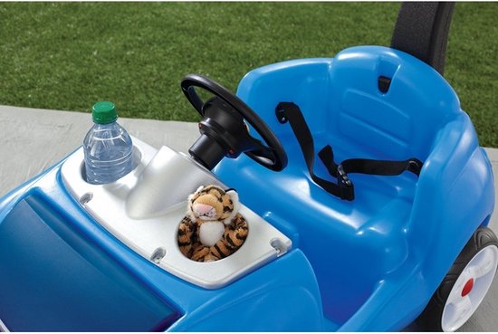 Step2 Whisper Ride Loopwagen in Blauw - Duwauto / Loopauto met duwstang - Voor kinderen vanaf 1,5 jaar