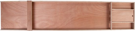 Sjoelbak Wedstrijd Hout 200 cm – Inclusief 30 Sjoelstenen – Houten Multiplex Shuffleboard voor Thuis & Recreatie – Gezelschapsspel – Longfield