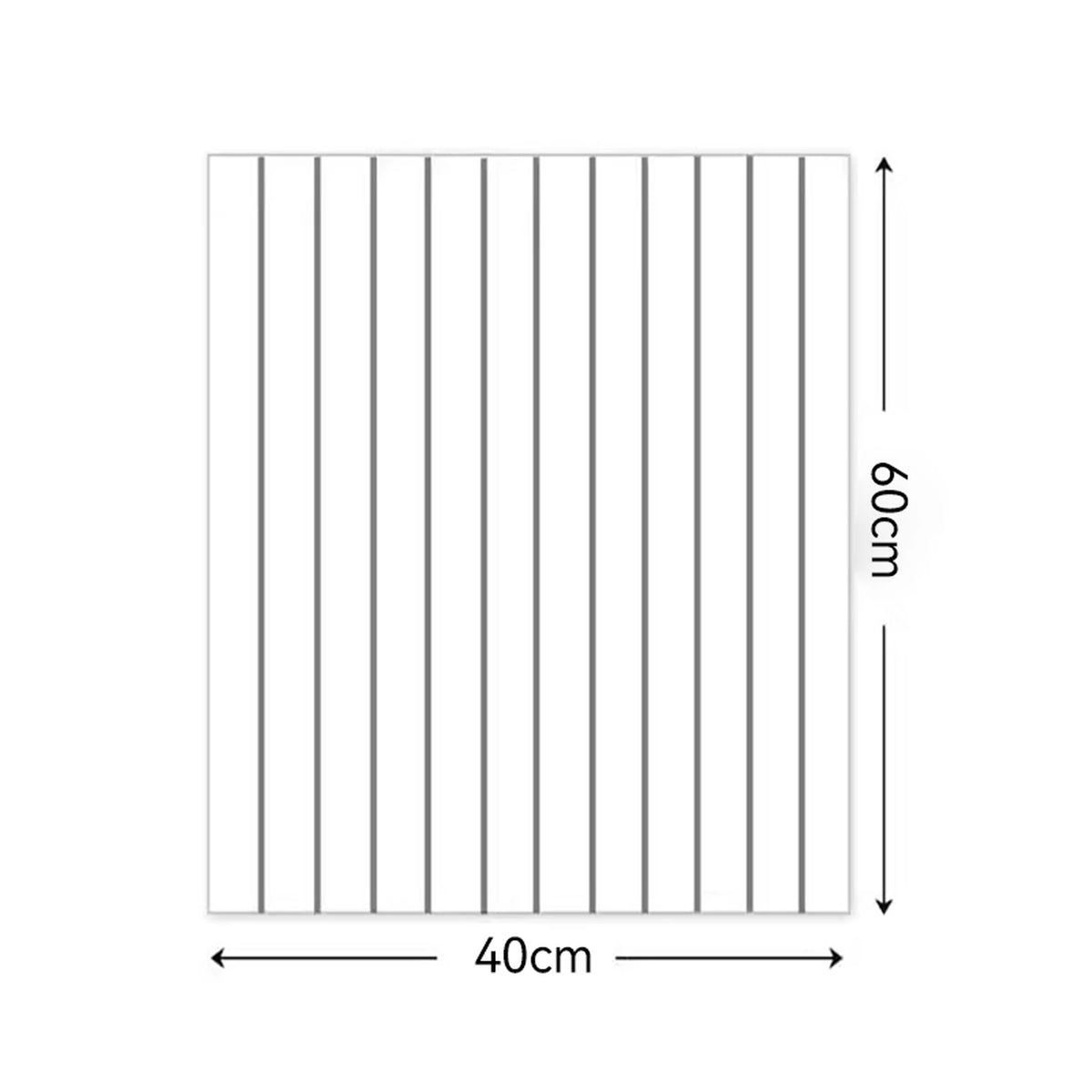 JORDAN&JUDY Microvezel Keukendoeken - 8-delig - 40 x 60 cm - Grijs/Wit - Gestreept