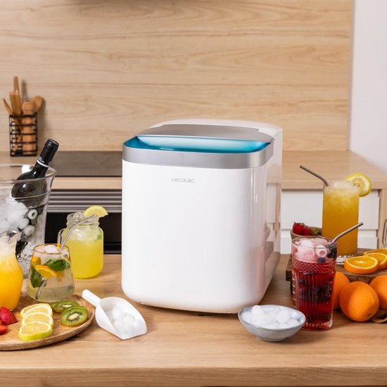 Cecotec Chillin` Ice 1500 IJsmachine, 150 W, dagelijkse productiecapaciteit 15 kg, touch-display, bediening met app, controleven