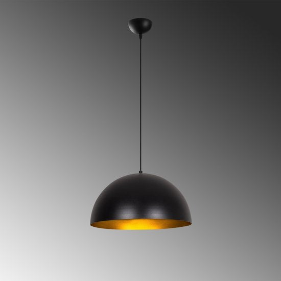 LedLoket Moderne hanglamp - 40 cm - Canti - Zwart/Goud