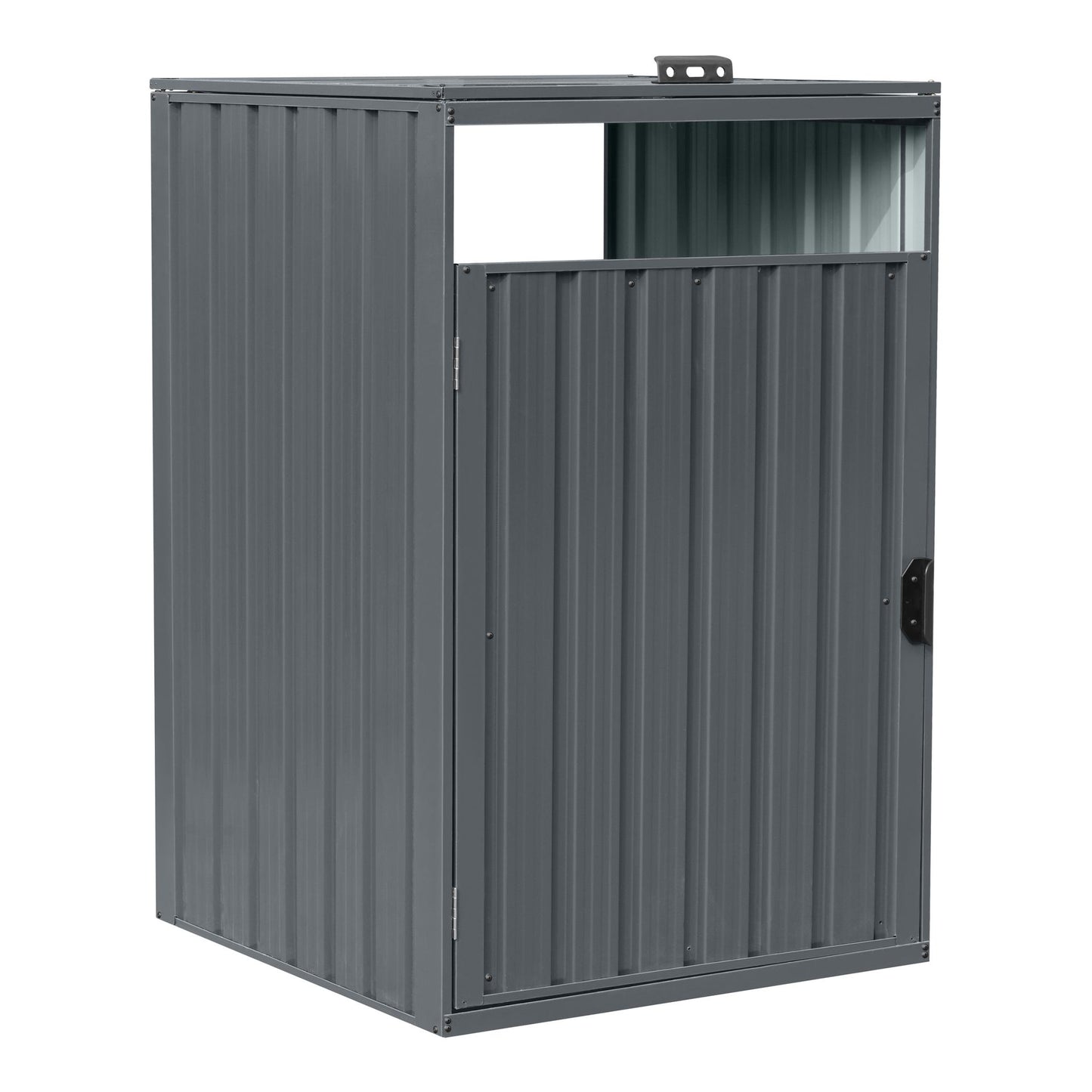 Axi Owen Metalen Containerombouw Antraciet - 1 Container - 80x80x122 cm