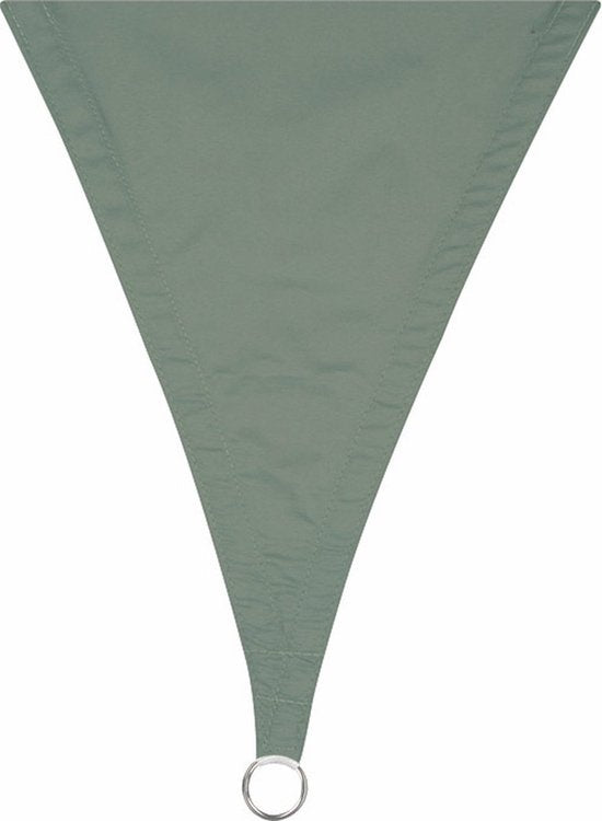 Perel Schaduwdoek, waterafstotend, 5 x 5 x 5 m, 160 g/m², polyester, driehoek, groengrijs