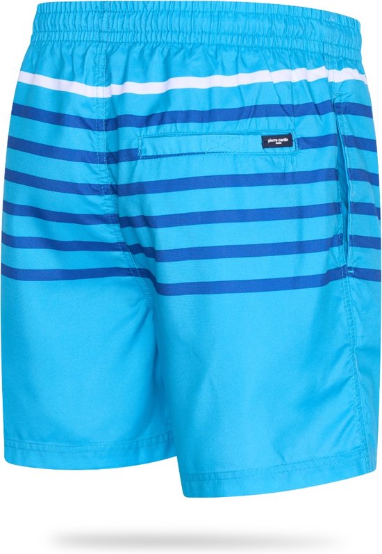 Pierre Cardin - Heren Zwembroeken Swim Short Stripe - Blauw - Maat S