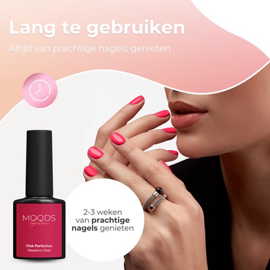 Moods Gellac 6-delige Set - Gellak Starterspakket - Gel Nagellak - 8ML - Pink Perfection - Gellac - Nagels - Chique Kleuren