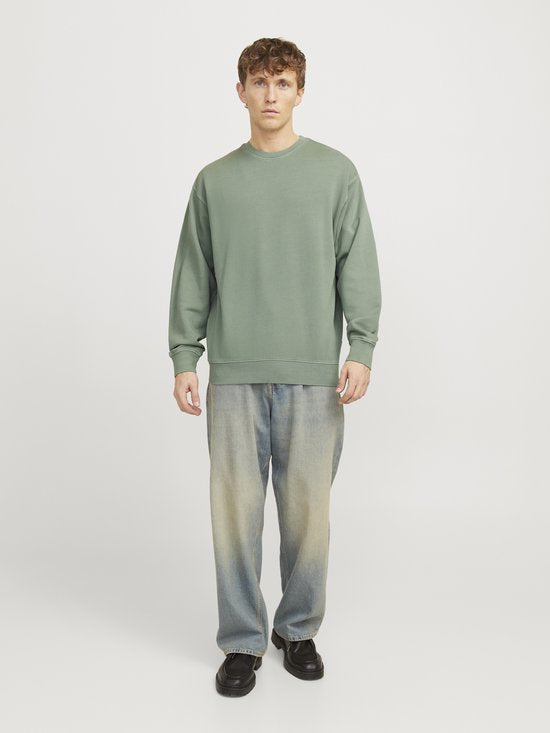 JACK&JONES - JJECHARGE FADED SWEAT CREW NECK NOOS - Heren - maat XL - Sweaters