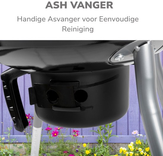 alpina Barbecue - Kogelbarbecue - BBQ - met Deksel - Ø 45 cm - Houtskool