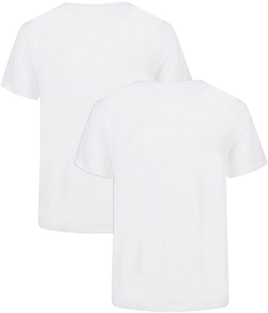 Under Armour Performance Cotton Crew Neck T-Shirt - 4-pack - maat L - White