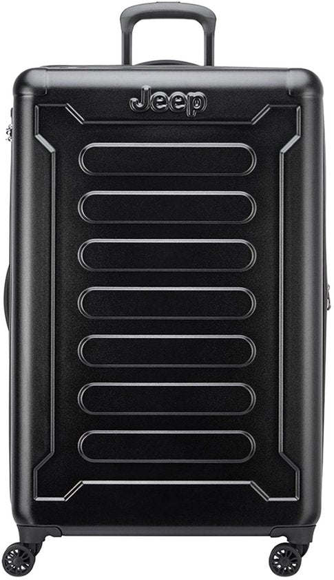 Jeep Koffer Extra Large 80 cm Uitbreidbaar Zwart