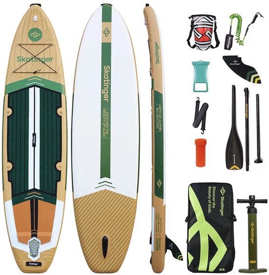 Skatinger Peninsula Trojan Horse Opblaasbaar Touring SUP Board – Compleet Pakket