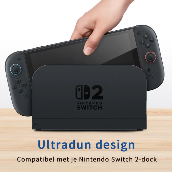 Podec - 3x Screenprotector geschikt voor Nintendo Switch 2 - Geharde Glazen Schermbeschermer