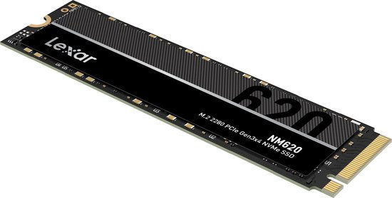 Lexar NM620 - Interne SSD - PCIe Gen3x4 - NVMe M.2 2280 - 512 GB