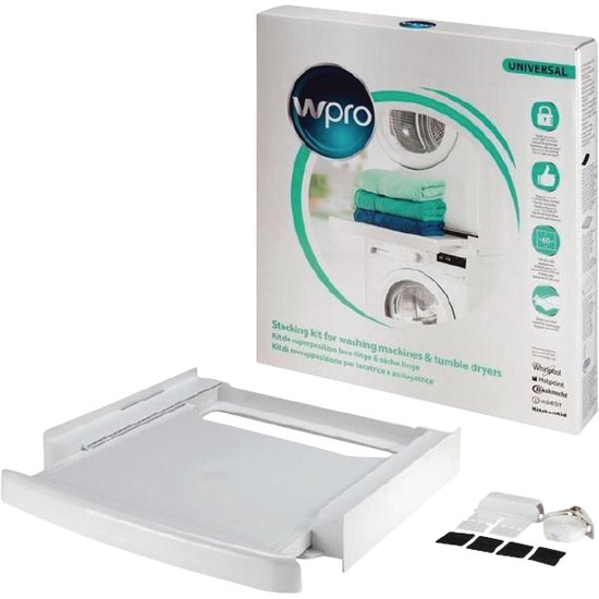 Wpro SKS101 – Stapelkit met uitschuifbaar plateau - Universeel