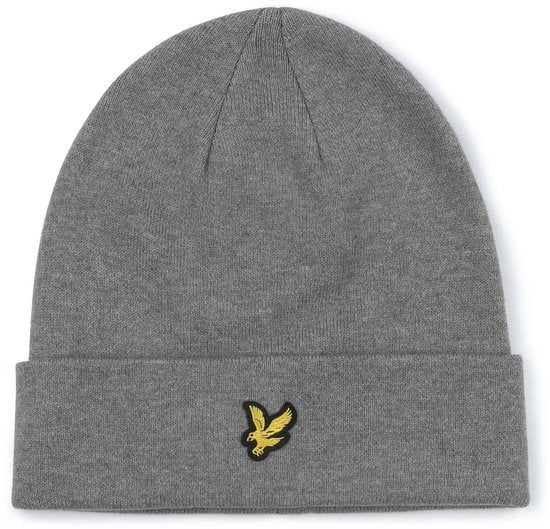 Lyle & Scott Muts Wol Blend Grijs - Maat one size fits all - Heren