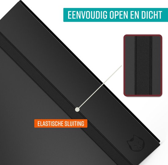 NAPI Verzamelmap 360 Kaarten - Pro Binder Map voor Kaarten - Trading Card Map - 9 Pocket - Premium Card Binder - 20 Pagina’s - A4 Formaat - Zwart