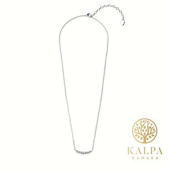 Yolora Ketting - Kalpa Camaka Kristallen - Zilver - Halsketting