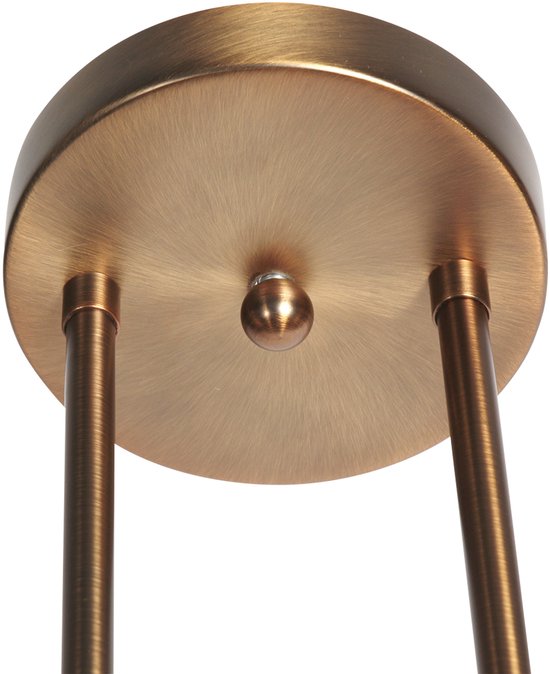 Steinhauer - hanglamp - Anthea - brons - glas metaal - design lamp - E27 - 4325BR
