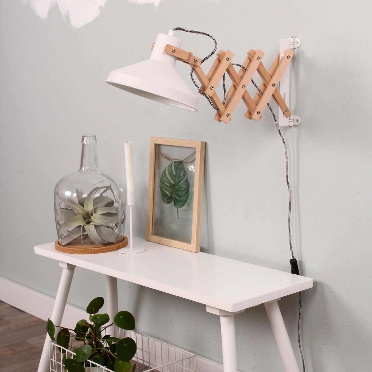 Wandlamp Anne Lighting Woody - Wit
