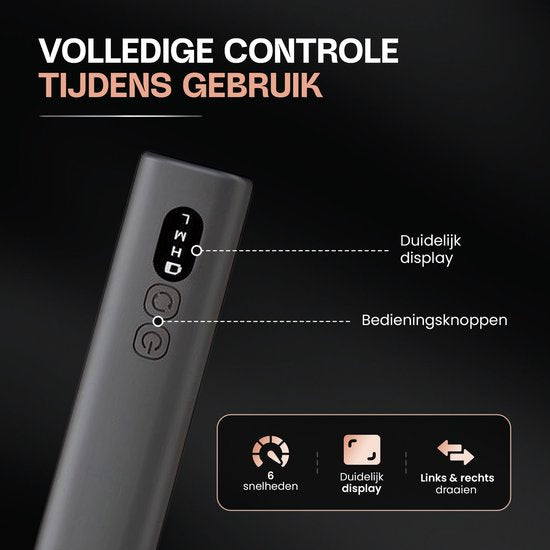 Beeperfect® Elektrische Eeltverwijderaar Pro - Voetvijl - Eeltvijl - Draadloos - Oplaadbaar - Met oplaadstation - 60 Schuurvellen - Zwart