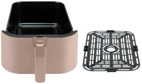 Bourgini Slimfit Airfryer XXL Beige - Heteluchtfriteuse - 8 liter - 1700W - PFAS vrij