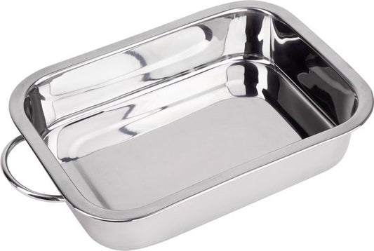 Renberg - Lasagneschaal - Bakvorm - RVS - 32 x 23 x6.3CM - 4 Liter