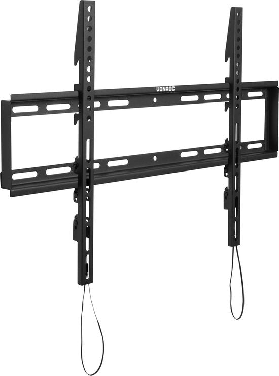 VONROC TV beugel –  Vaste TV muurbeugel voor 37 t/m 85 Inch – Universeel tot 60 kg. – Incl. montagematerialen