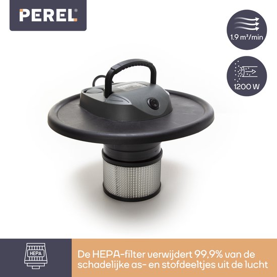 Perel Aszuiger, HEPA-filter, blaasfunctie, 1200 W, 20 l