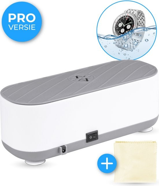 Nuvance - Ultrasoon Reiniger - Reinigingsapparaat voor Sieraden en Brillen - Ultrasone - Ultrasonic Cleaner - 300ml