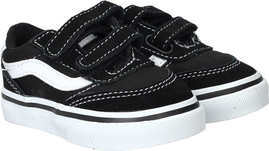 Vans Brooklyn LS V SUEDE/CANVAS ZWART/WIT Uniseks Sneakers - ZWART/WIT - Maat 23,5