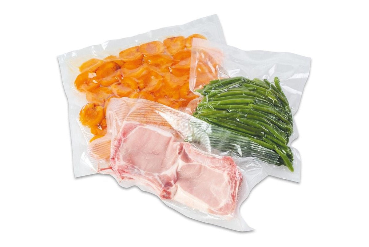 Solis Vacuumzakken Voedsel 30 x 40 cm - Geschikt voor Diepvries, Magnetron en Sous Vide Koken - BPA-Vrij - Drielaags Vacumeerzakken - Vacuum Opbergzakken - 50 Stuks