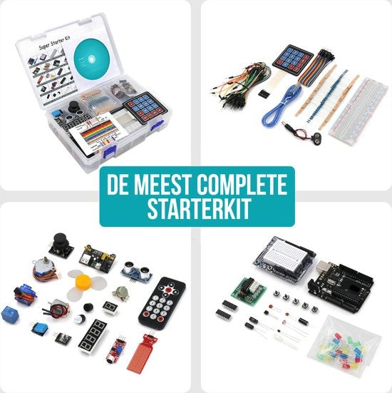 Strex Starter Kit geschikt voor Arduino - ATmega328P - 244 Delig - In Plastic Opbergdoos