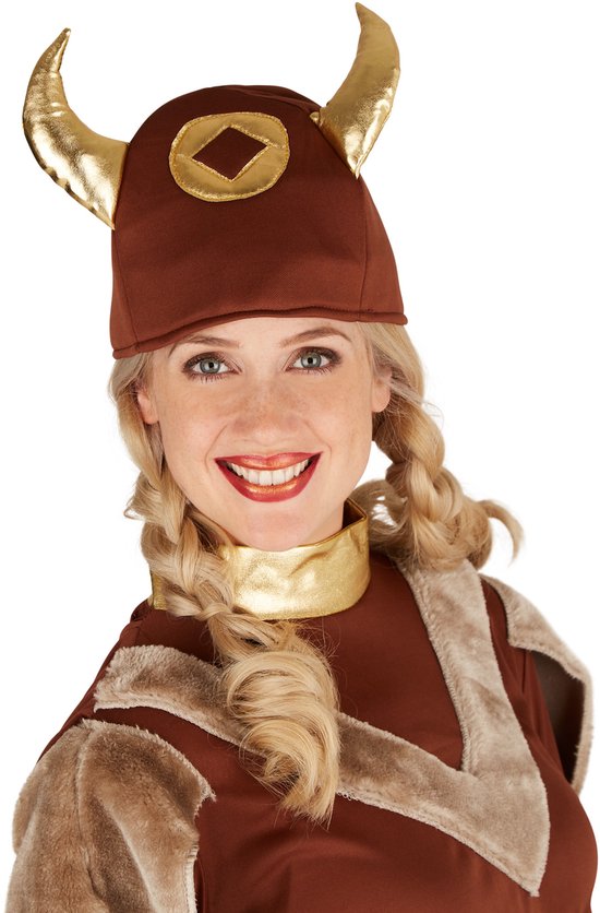 dressforfun - Vikingleidster S - verkleedkleding kostuum halloween verkleden feestkleding carnavalskleding carnaval feestkledij partykleding - 301354