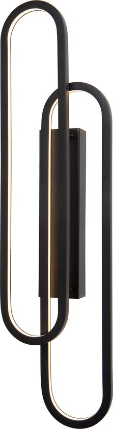 Lucide THELMA - Wandlamp - LED Dimbaar - 1x35W 2700K - Zwart