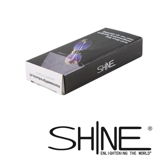 Shine Anti blauw Licht Computerbril 1.00 - Multifocale Beeldschermbril - Leesbril Voor Dames en Heren - Incl Accessoires