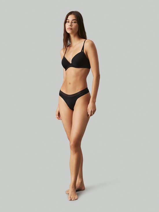 Calvin Klein Seductive Comfort Push-up T-shirt Beha - Zwart - 70D