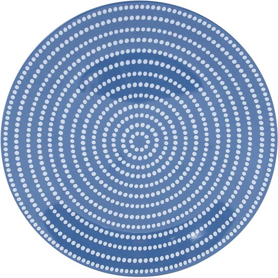 Bo-Camp - Servies - Mix & Match- 16 Stuks - Blauw