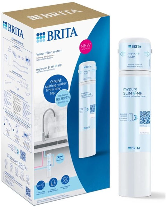 Waterfiltratiesysteem - BRITA - Mypure SLIM V-MF - 2 drukken - Max 6,9 bar - 8000 L gefilterd water / 12 uur