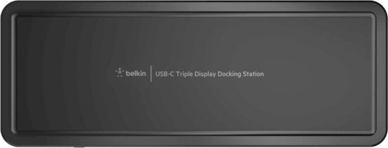 Belkin USB-C Triple Display Dock MST- 14-poorts USB-C-dockingstation, 65 W Power Delivery, 4K-display, 2x HDMI, 2x DisplayPort, 3x USB-C, 5x USB-A en 1x Gigabit Ethernet, USB-C-dock voor Chromebook, Windows PC’s, XP’s en meer