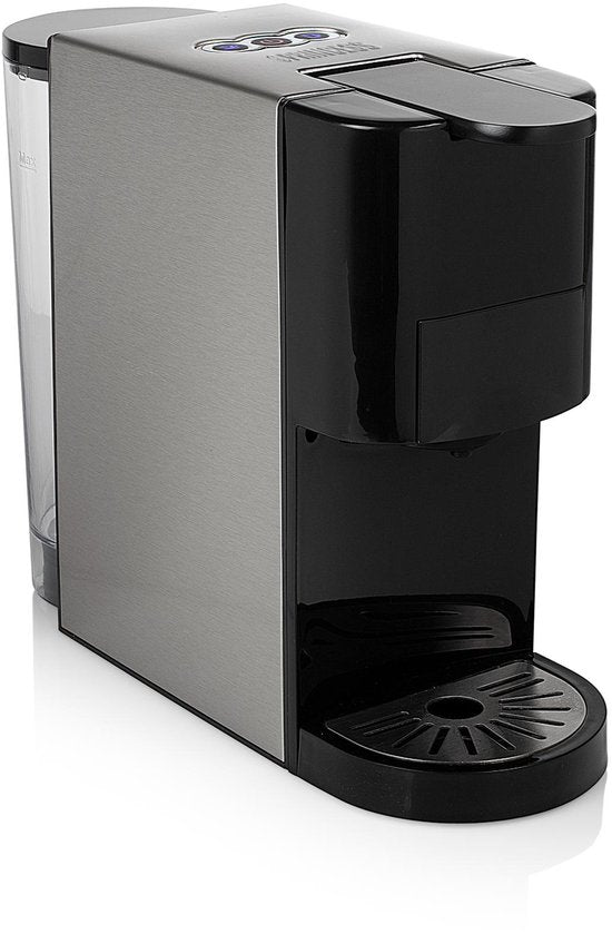Princess 249451 Multi Capsule Koffiemachine - 5 in 1 - Geschikt voor Nespresso - Dolce Gusto Capsules - Zwart / Zilver