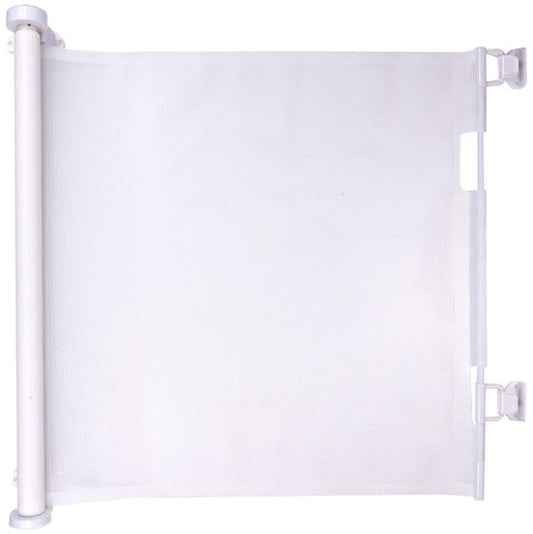 maxxpro Uitschuifbaar Hekje - 11 x 160 x 86 CM - Bediening met 1 Knop - Flexibel - Wit