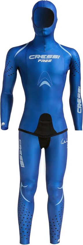 Cressi Free Man Wetsuit 3.5mm - Voor Heren - Blauw - maat XS