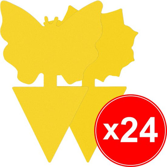 Bloomin Vliegen Vangkaarten - Geurloos & Non-Toxic - 24 stuks