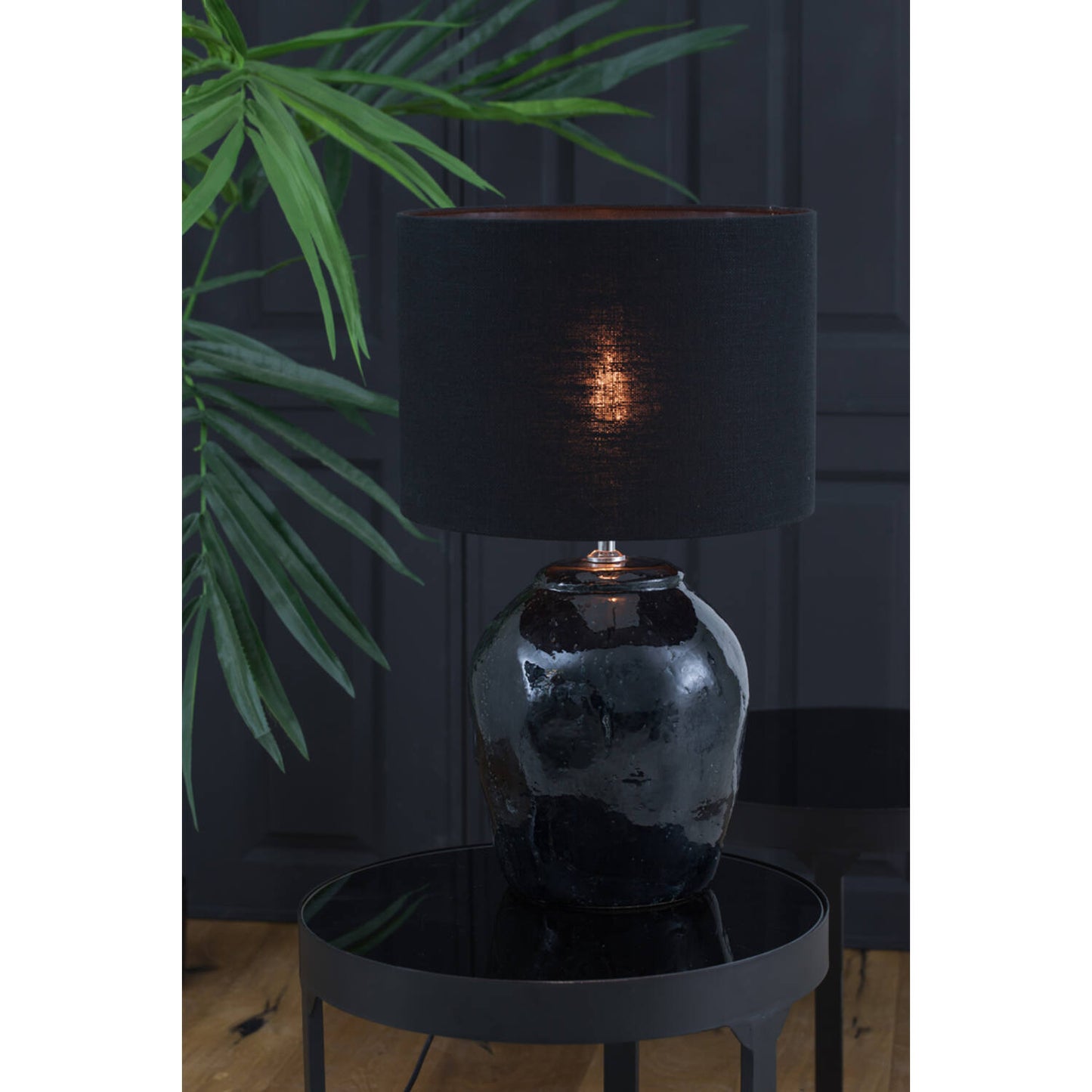 Light & Living Lampvoet Etna – Ø 30 x 40 cm – Robuuste Tafellampvoet Van Fijn Keramiek – Mat Zwart – Voor E27 Lichtbron – Luxe Basis Voor Jouw Tafellamp