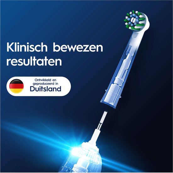 Oral-B Cross Action Pro - Opzetborstels - Met CleanMaximiser Technologie - 10 Stuks - Elektrische Tandenborstel Compatibel