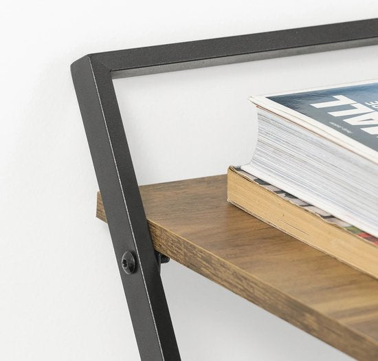 Mara Opvouwbaar Bureau - Computerbureau - Studietafel - Draagbaar - MDF - Bruin - 63 x 45 x 77 cm