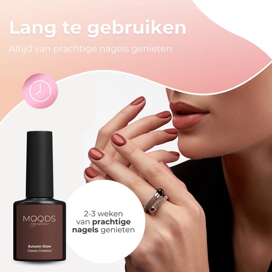 Moods Gellac 6-delige Set - Gellak Starterspakket - Gel Nagellak - 8ML - Autumn Glow - Gellac - Nagels - Chique Kleuren