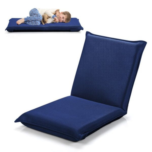 Coast Verstelbare Vloerstoel - 47 x 44 x 53 cm - Blauw