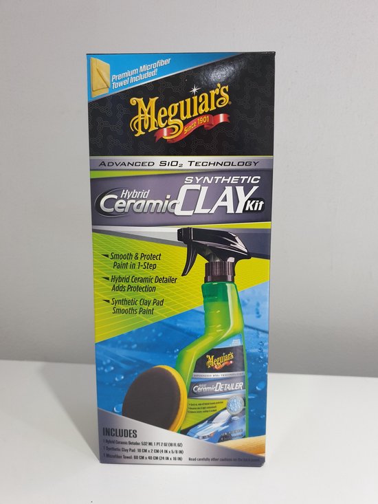 Meguiar's Hybrid Ceramic Synthetic Clay Kit – Keramische Synthetische Kleiset