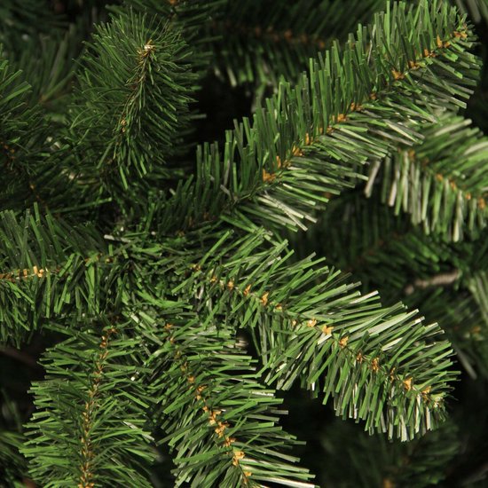 Black Box Trees Charlton Kerstboom - Kerstversiering voor Binnen met Natuurlijke Uitstraling - Kunstboom van Zachte PVC Naaldjes voor Realistische Look - H155 x Ø91 cm - Groen