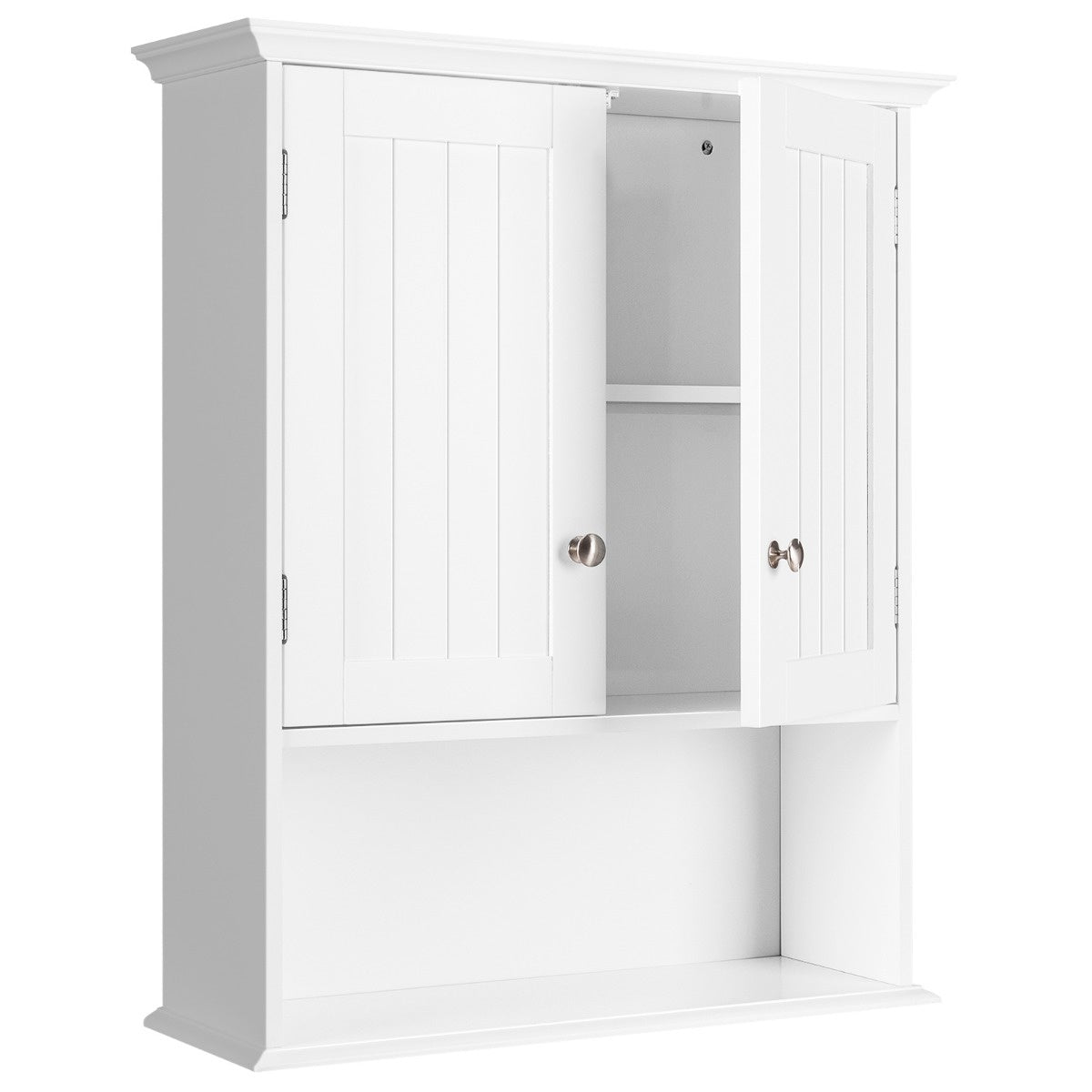 Coast - Badkamerkast - Hout - Wit - 60 x 20 x 70,5 cm